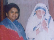 Mrs.Rani Krishnan gets the privilege to be trained under the guidance of Bharathratna Mother Theresa.